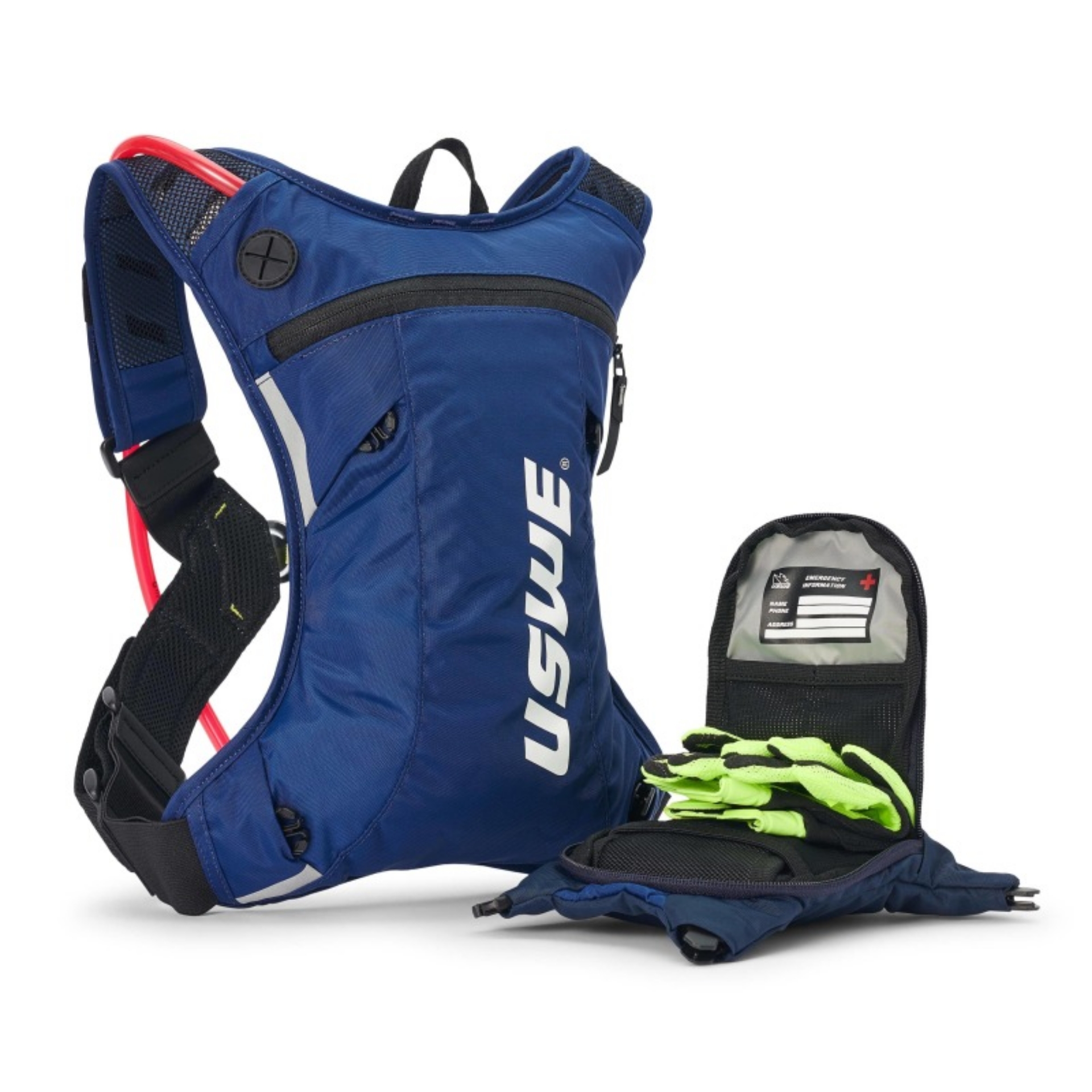 Picture of USWE Moto Hydro Hydration Pack 3L - Factory Blue