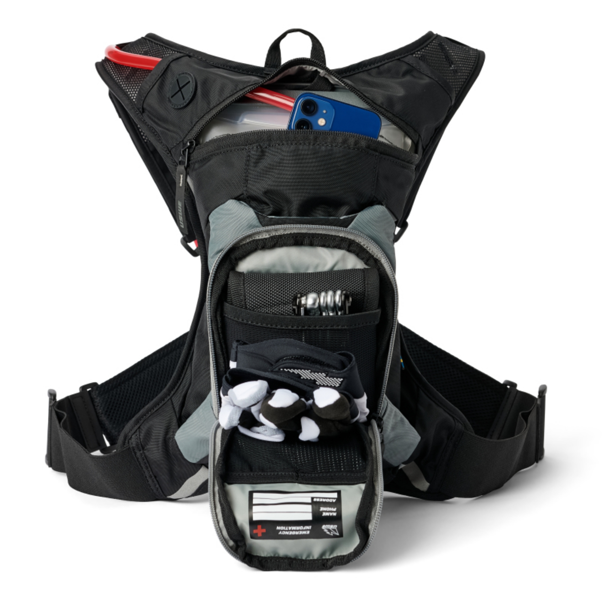 Picture of USWE Moto Hydro XTR Dirt Biking Hydration Pack 3L - Black