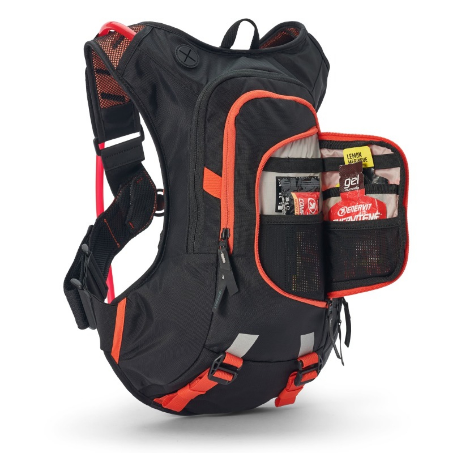 Picture of USWE Moto Hydro Hydration Pack 8L - Black-Factory Orange
