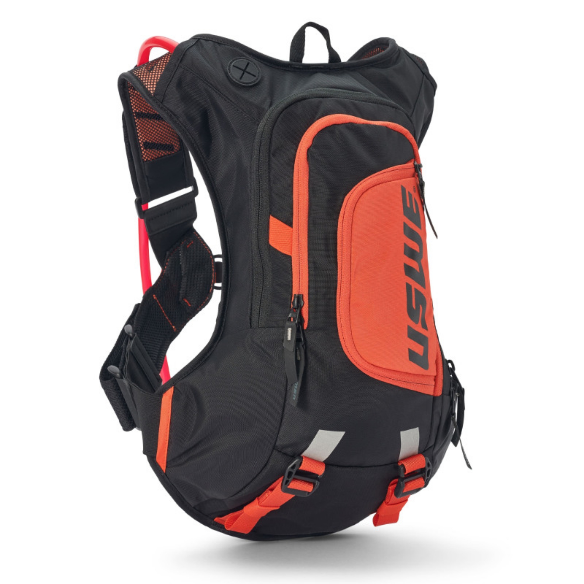 Picture of USWE Moto Hydro Hydration Pack 12L - Black-Factory Orange