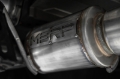 Picture of MBRP 2009-2023 Nissan GTR 3-8L Stainless Steel 3-5in Cat-Back, Dual Split Rear Quad Carbon Tips