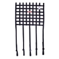 Picture of RaceQuip Ribbon Style Race Car Window Net w-1In Mounting Straps - SFI 27-1 Certified Blk 18 H X 18 W