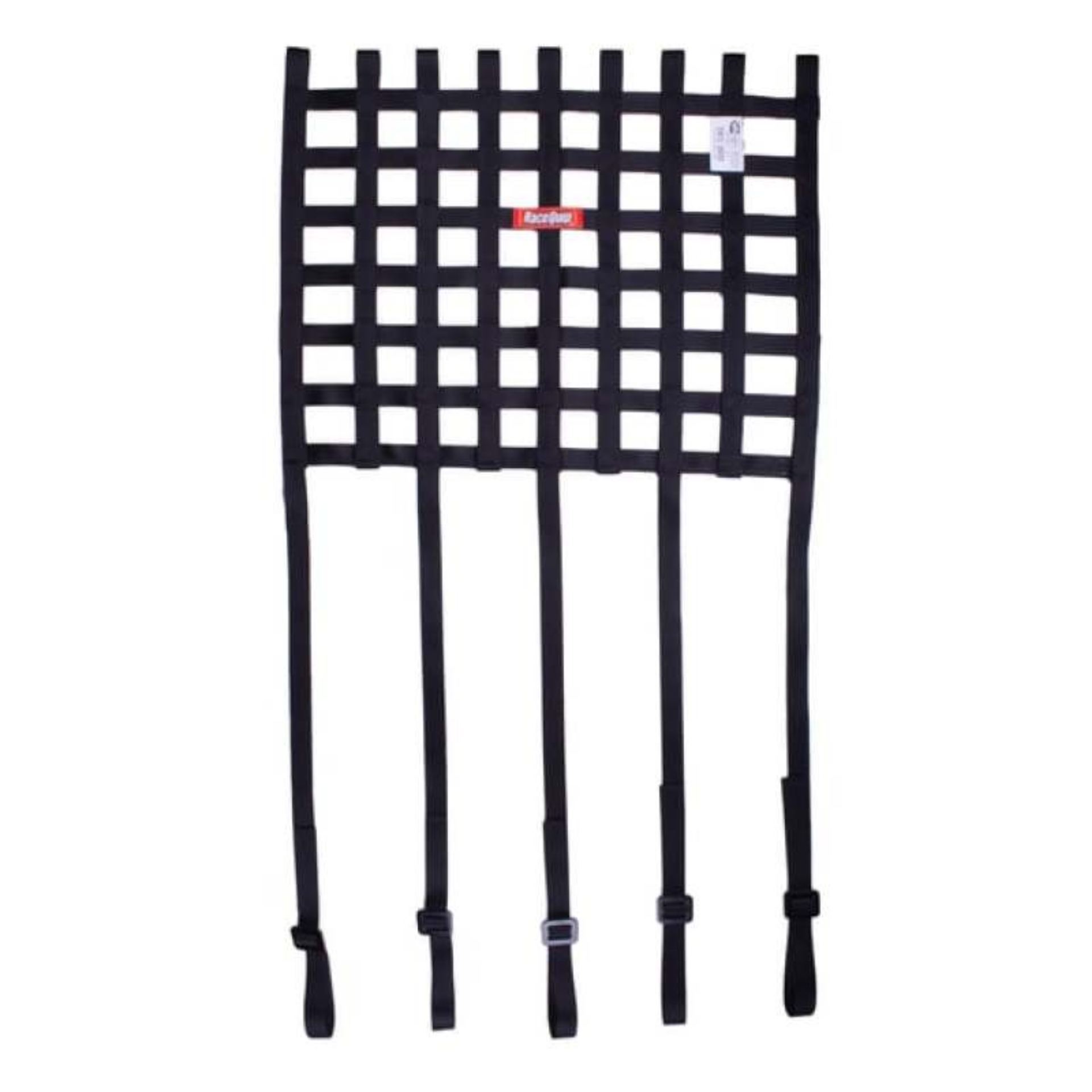 Picture of RaceQuip Ribbon Style Race Car Window Net w-1In Mounting Straps - SFI 27-1 Certified Blk 18 H X 24 W