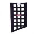 Picture of RaceQuip SFI 27-1 Rated Ribbon Style Funny Car Window Net - Black 22 to 18 H X 12 W
