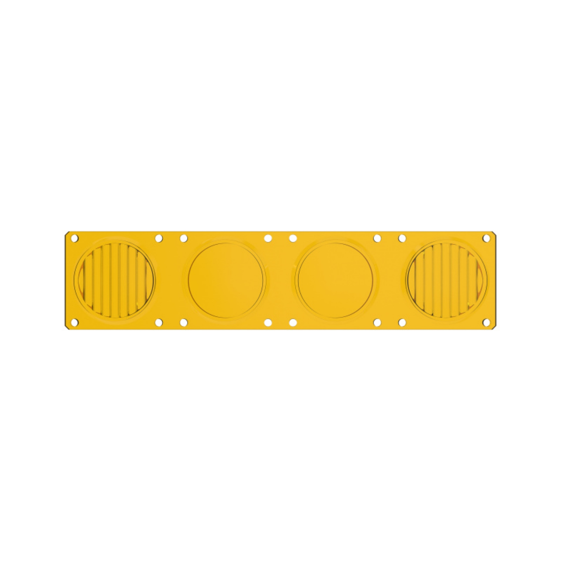 Picture of KC HiLiTES FLEX ERA LED Performance Yellow Combo Lens for Light Bars