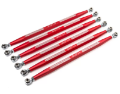 Picture of Agency Power 17-23 Can-Am Maverick X3 Red Adjustable Rear Radius Rod Set