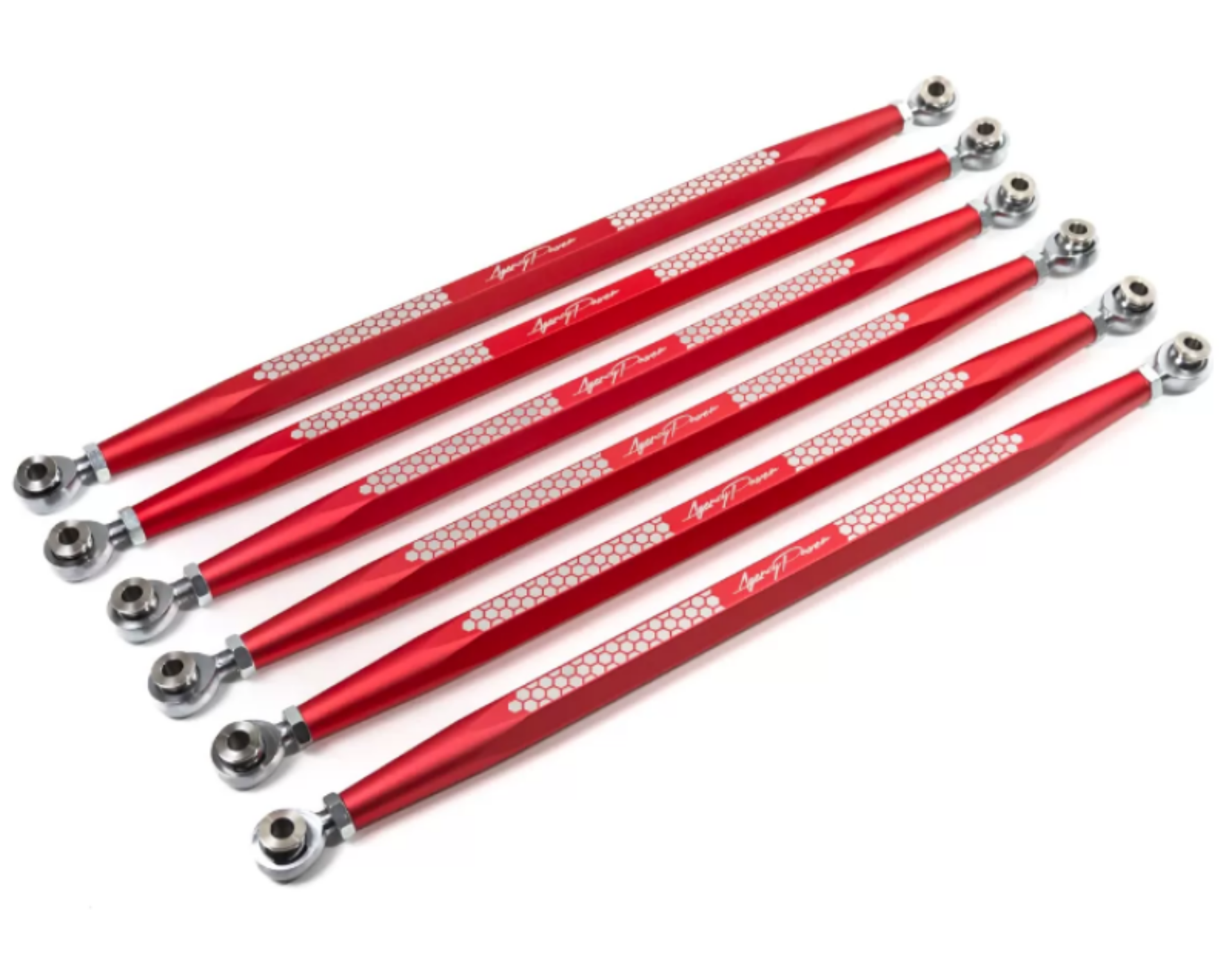 Picture of Agency Power 17-23 Can-Am Maverick X3 Red Adjustable Rear Radius Rod Set