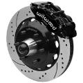Picture of Wilwood 63-87 C10 FNSL6R Front Big Brake Brake Kit 14in drill-slot 6x5-5 BP for drop spindles - Blk