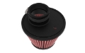 Picture of K&N Universal Clamp-on Air Filter 2in Flange ID 5-3-16in Base 3-1-2in Top 3-11-16in Height w- Vent