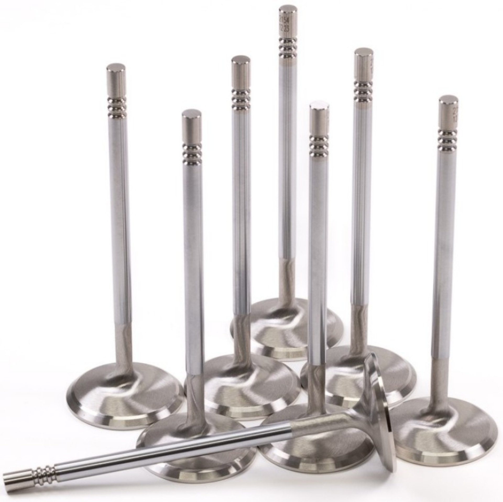 Picture of GSC P-D Ford Mustang 5-0L Coyote Gen 1-2 38-27mm Head +1mm Chrome Polished Intake Valve - Set of 8