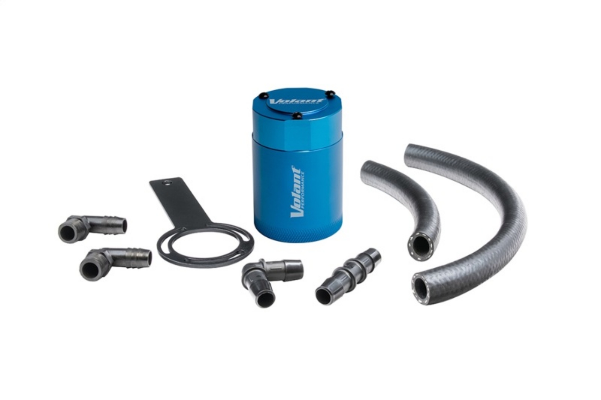 Picture of Volant 19-23 Dodge Ram 1500 5-7L V8 3oz Aluminum Oil Catch Can w-Mounting Bracket - Blue