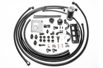 Picture of Radium Engineering 08-15 Cadillac CTS-V Fuel Hanger Plumbing Kit - Microglass Filter