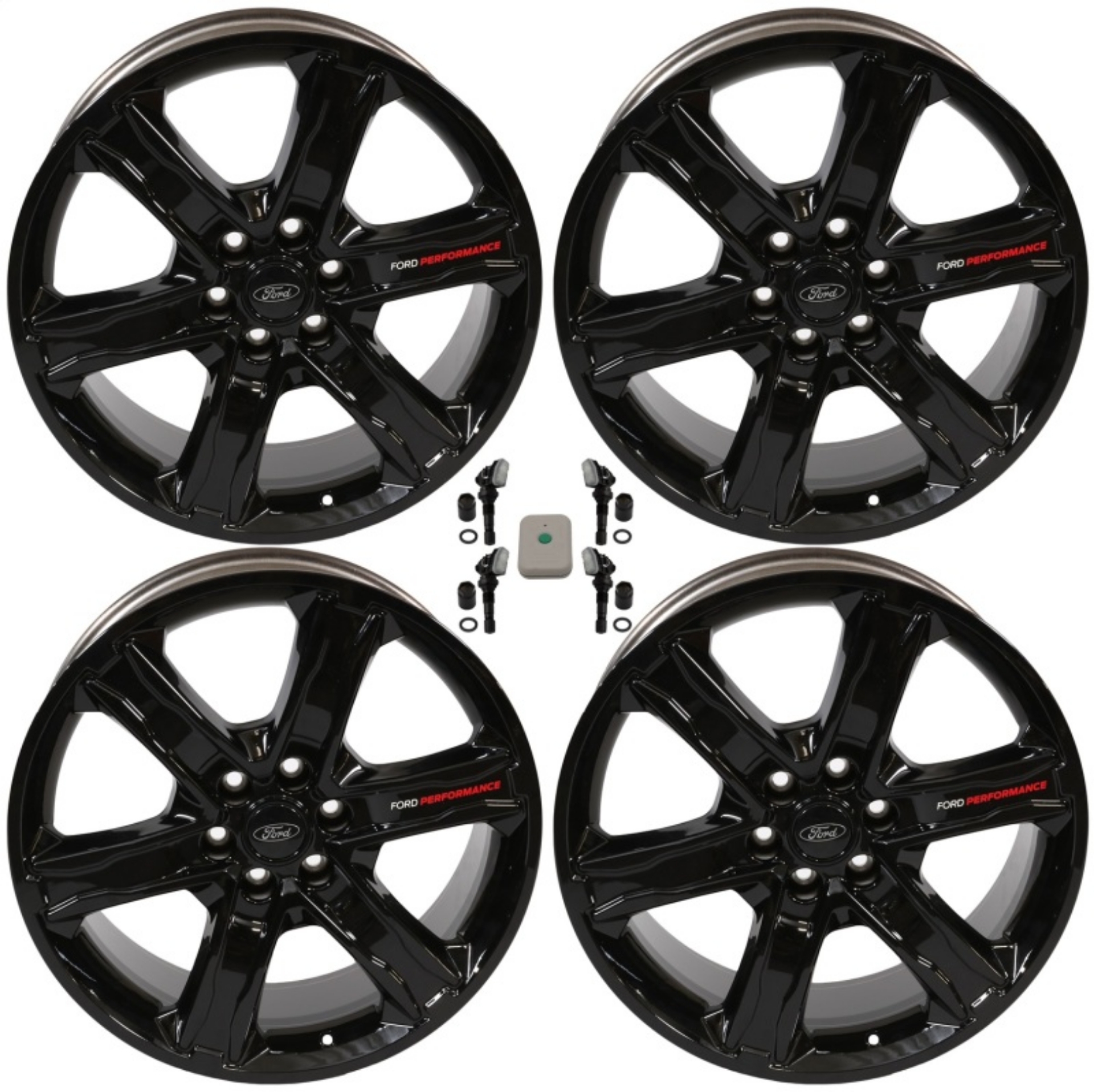 Picture of Ford Racing 15-23 F-150 22x9-5in Wheel Kit - Gloss Black