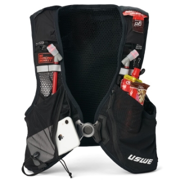 Picture of USWE Pace Trail Running Vest 14L Carbon Black - XL
