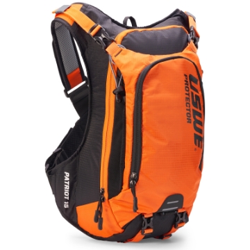Picture of USWE Patriot MTB Protector Pack 15L - Orange-Black