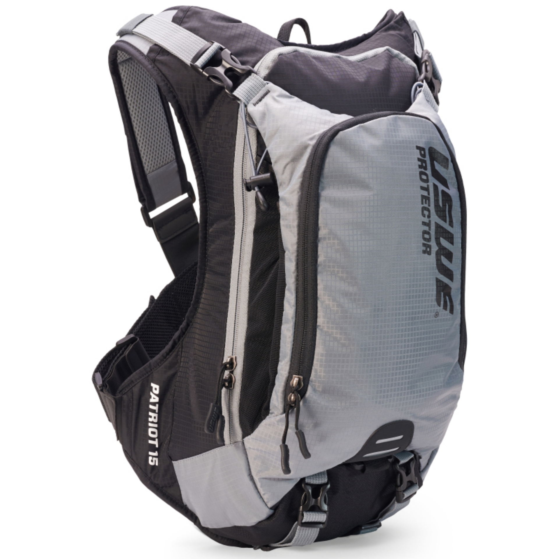 Picture of USWE Patriot MTB Protector Pack 15L - Grey-Black