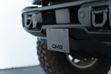 Picture of DV8 Offroad 21-23 Ford Bronco Capable Bumper Front License Plate Mount