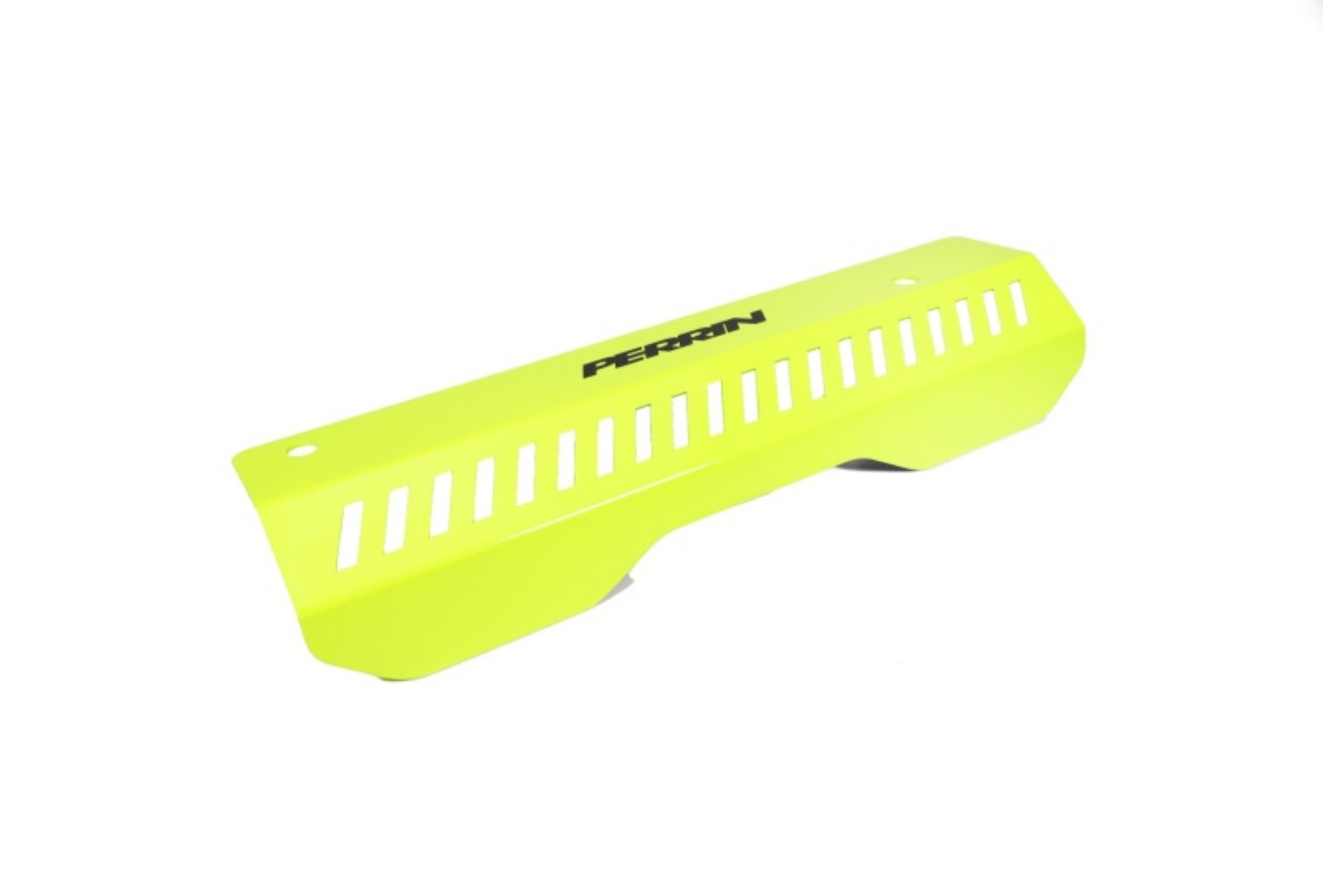 Picture of PERRIN 22-25 Subaru WRX Pulley Cover - Neon Yellow SHORT - For Use w-PERRIN AOS