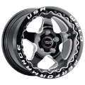Picture of Weld S904 15x10 Ventura Beadlock 5x114-3 ET51 BS7-50 Gloss BLK MIL DIA 78-1