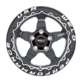 Picture of Weld S904 15x10 Ventura Beadlock 5x114-3 ET51 BS7-50 Gloss BLK MIL DIA 78-1