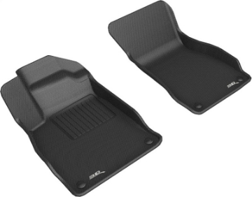 Picture of 3D MAXpider 19-23 Audi A6-A7 - 21-24 RS6-RS7 Kagu 1st Row Floormats - Black