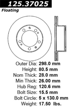 Picture of Stoptech 89-94 Porsche 911 CryoStop Premium High Carbon Rotor - Front