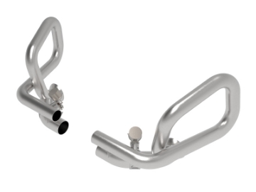 Picture of aFe 14-19 Porsche 911 H6-3-8-4-0L GT3 MACH Force-Xp 304 Stainless Steel Primary Muffler Delete Pipe