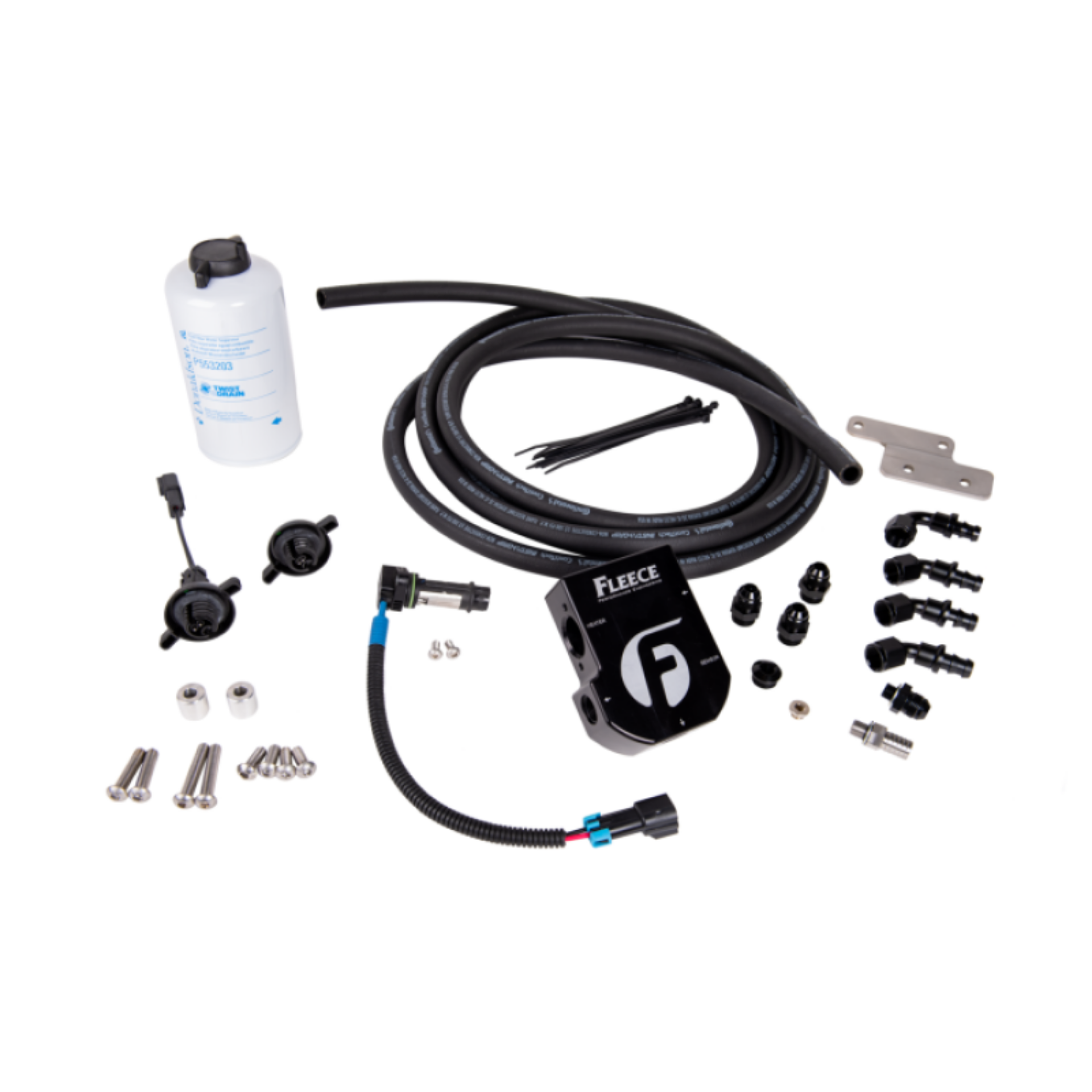 Picture of Fleece Performance 03-18 Dodge 2500-3500 Cummins Auxiliary Heated Fuel Filter