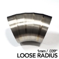 Picture of Ticon Industries 4in Dia 1-37D Loose Radius 90Deg Bend 1mm--039in Pre Welded Titanium Pie Cut - 10pk