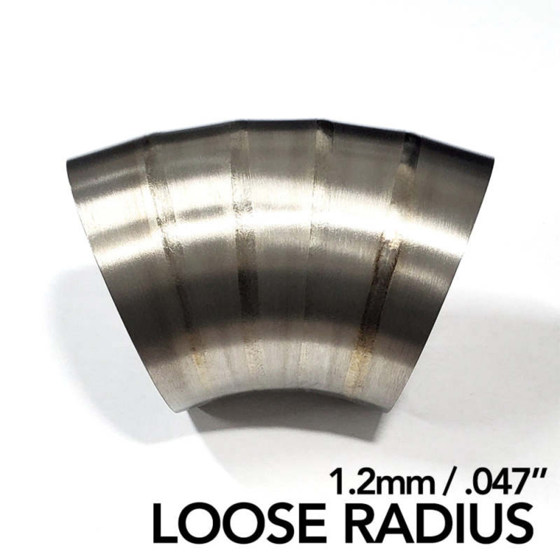 Picture of Ticon Industries 3in Dia 1-6D Loose Rad 90Deg Bend 1-2mm--047in Pre Welded Titanium Pie Cut - 10pk