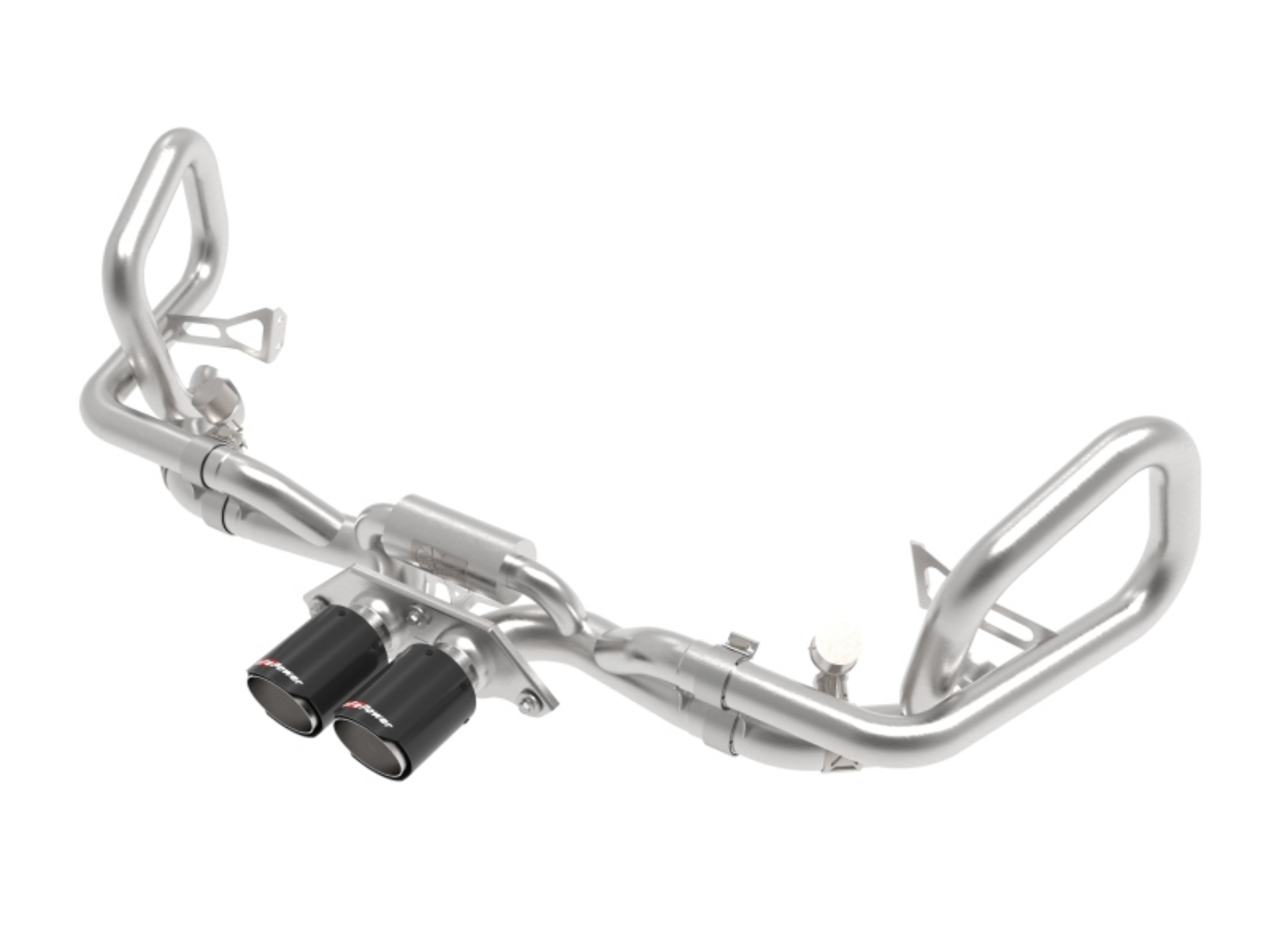 Picture of aFe 14-16 Porsche 911 GT3 991-1 H6 3-8L MACH Force-Xp 304 SS Cat-Back Exhaust System w- Carbon Tips