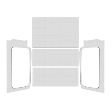 Picture of DEI 04-06 Jeep Wrangler LJ Unliminted Headliner Complete Kit - White