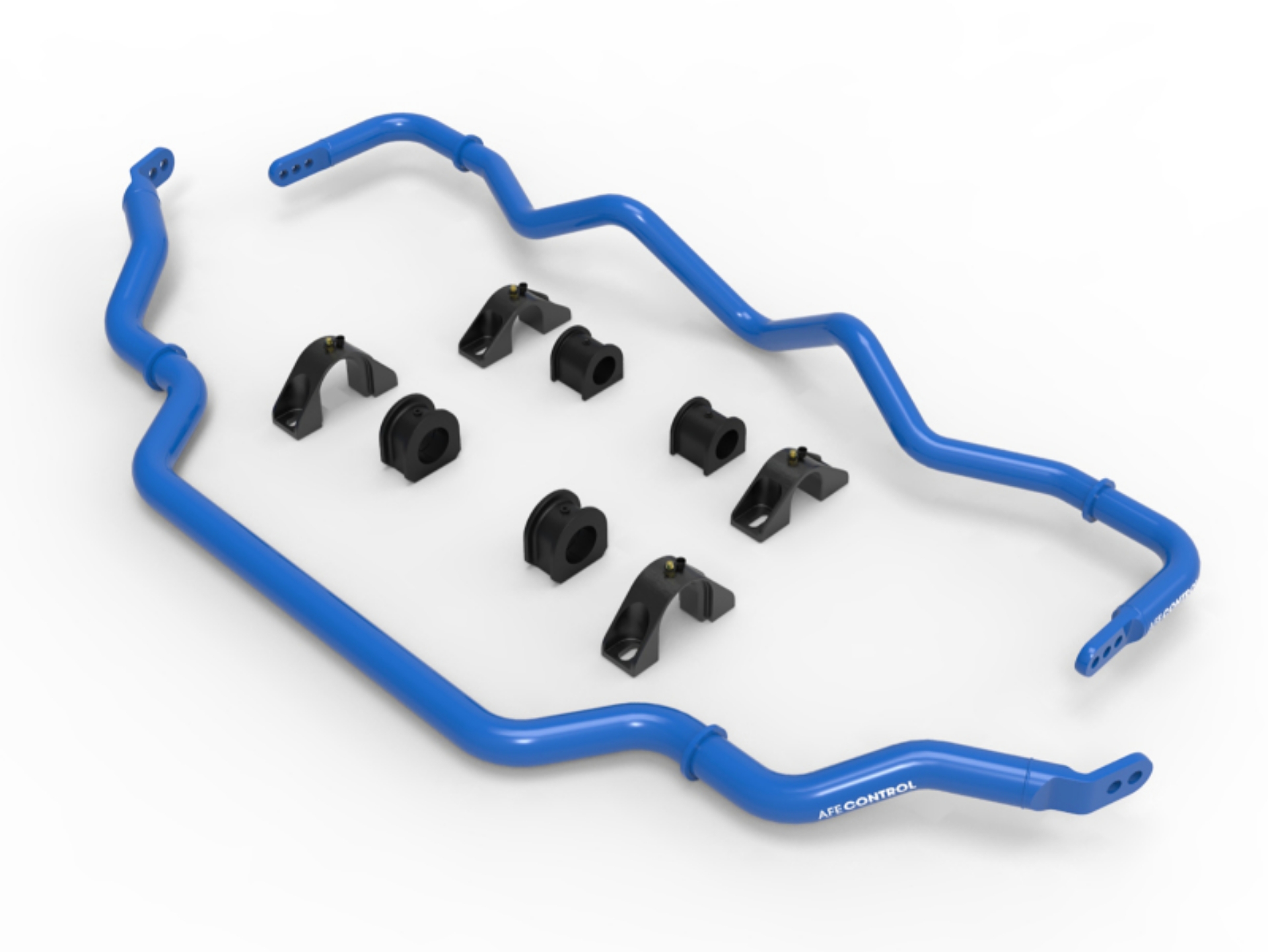 Picture of aFe 09-20 Nissan 370Z V6-3-7L Front and Rear Control Sway Bar Set - Blue