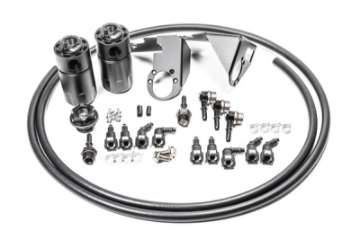 Picture of Radium Engineering 05-13 Chevrolet Corvette Fluid Lock Dual Catch Can Kit