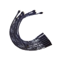 Picture of Moroso SB Chrysler Mopar Sleeved Str Non-HEI Str Plug Ultra Spark Plug Wire Set - Black