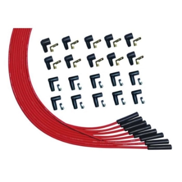 Picture of Moroso V8 Universal Str Plug HEI & Non-HEI Ultra Spark Plug Wire Set - Red