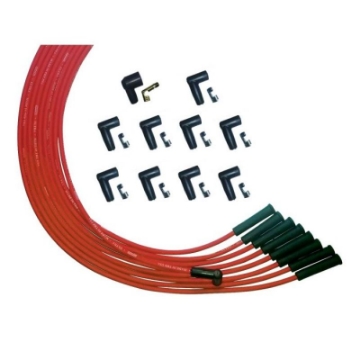 Picture of Moroso Universal V8 Str Plug HEI Unsleeved Ultra Spark Plug Wire Set - Red