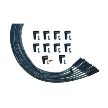 Picture of Moroso Universal V8 Str Plug HEI Unsleeved Ultra Spark Plug Wire Set - Black