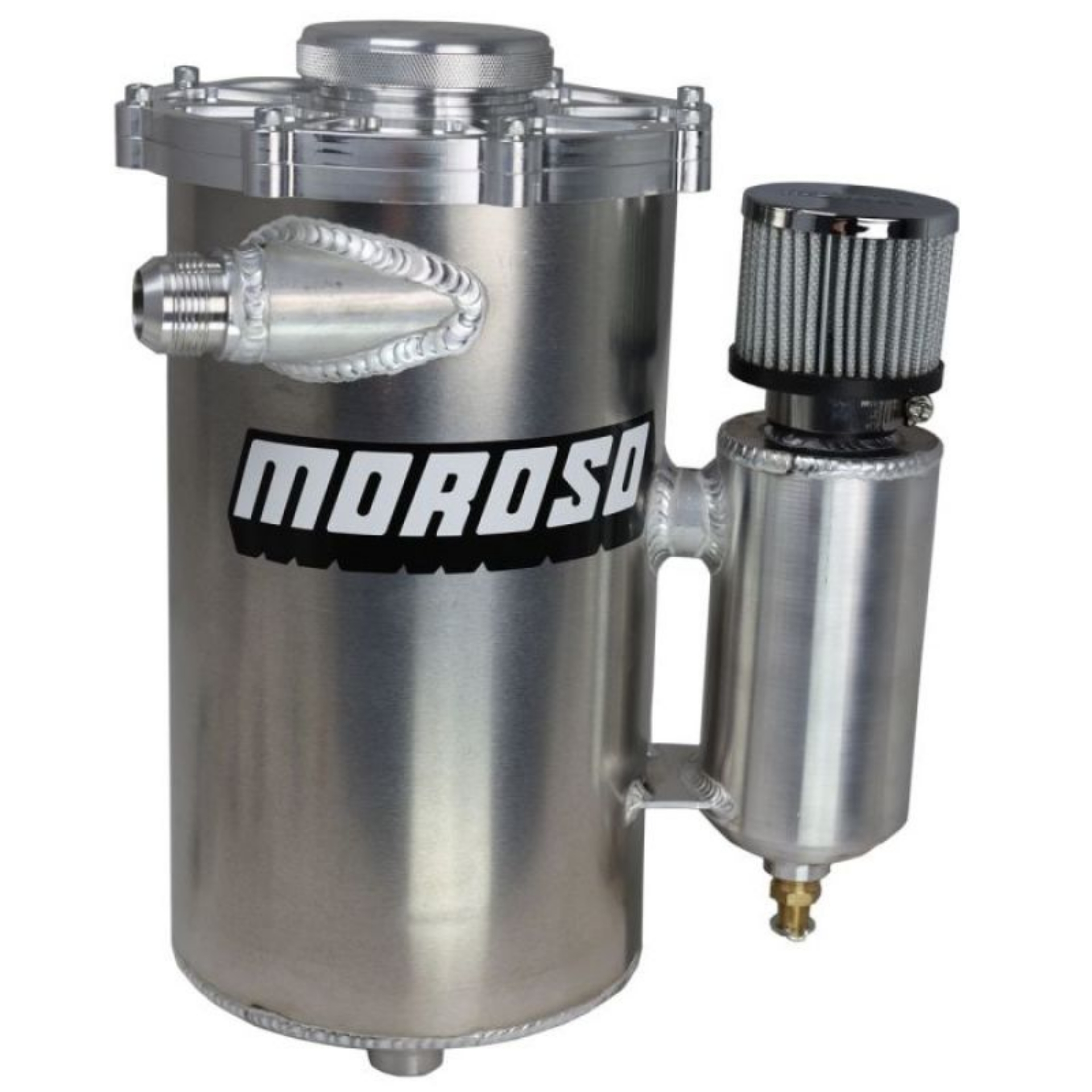 Picture of Moroso 15in Tall 7in Dia 6qt Dry Sump Tank w-Breather Tank