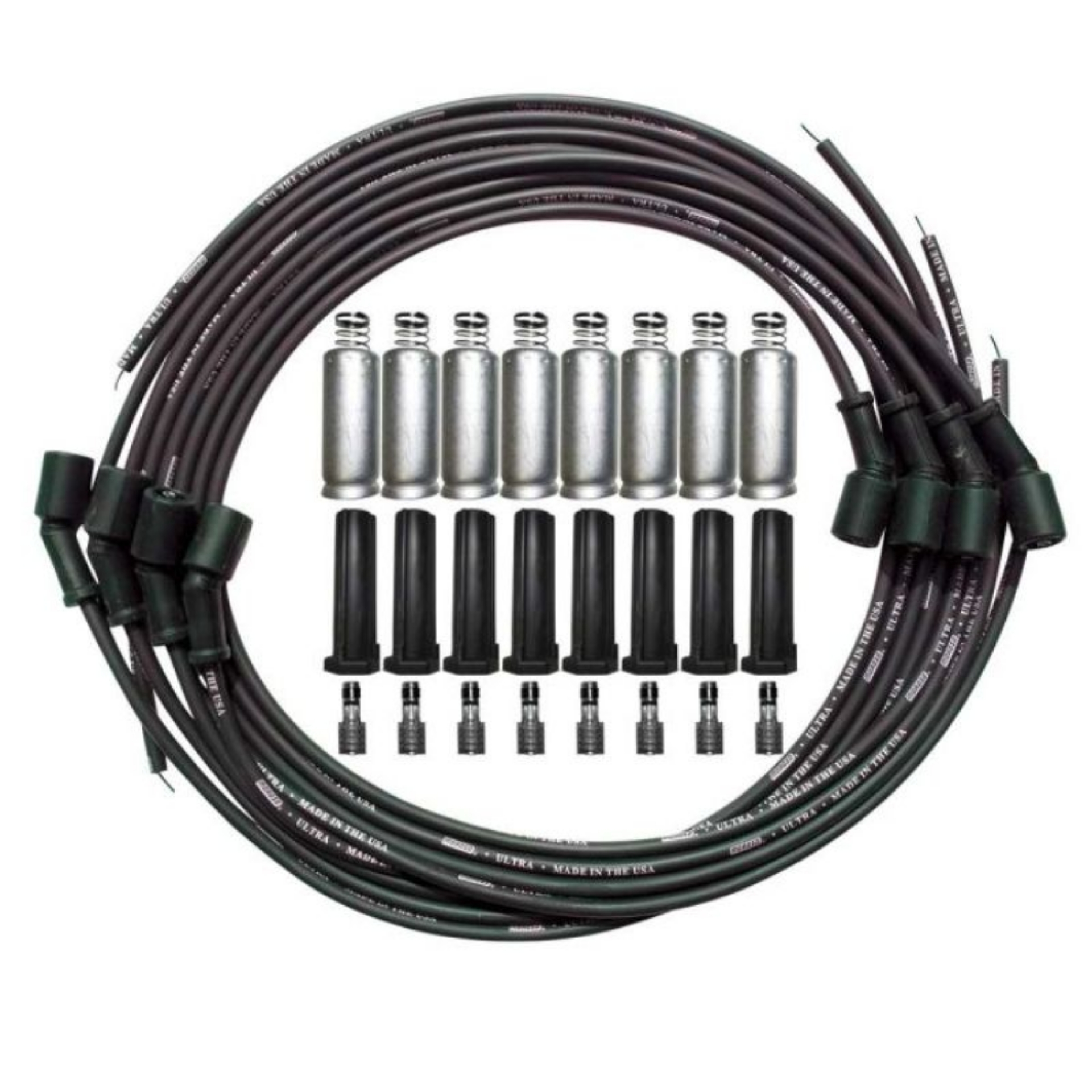 Picture of Moroso Universal GM LS Unsleeved Ultra Spark Plug Wire Set - Black