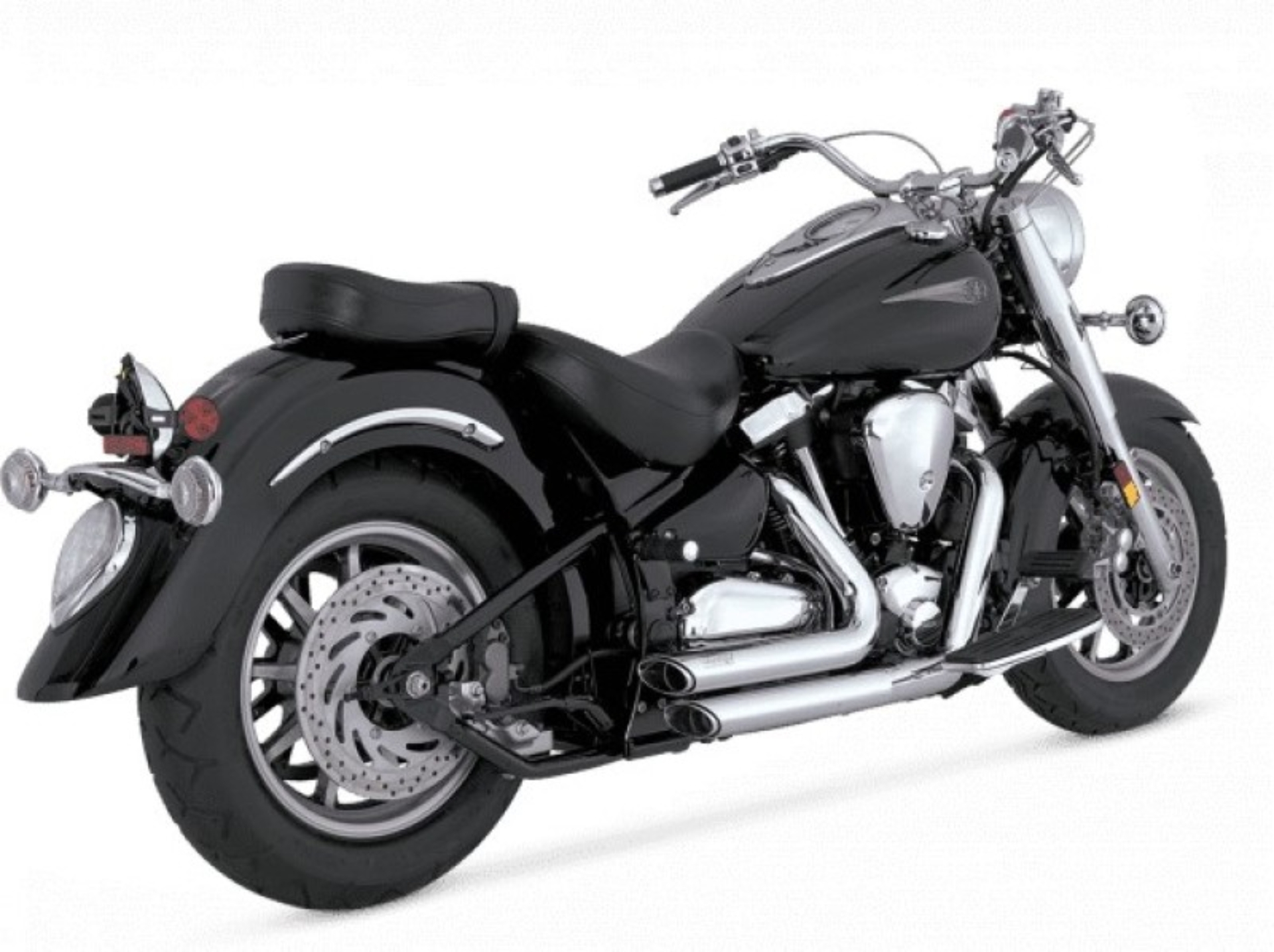 Picture of Vance & Hines YAMAHA Roadstar 99-07 Shortshots Stag Full System Exhaust