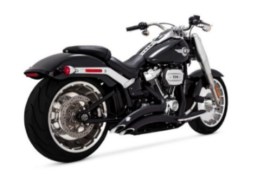 Picture of Vance & Hines HD 18-22 Fatboy-Breakout Big Radius 2-2 Black PCX Full System Exhaust