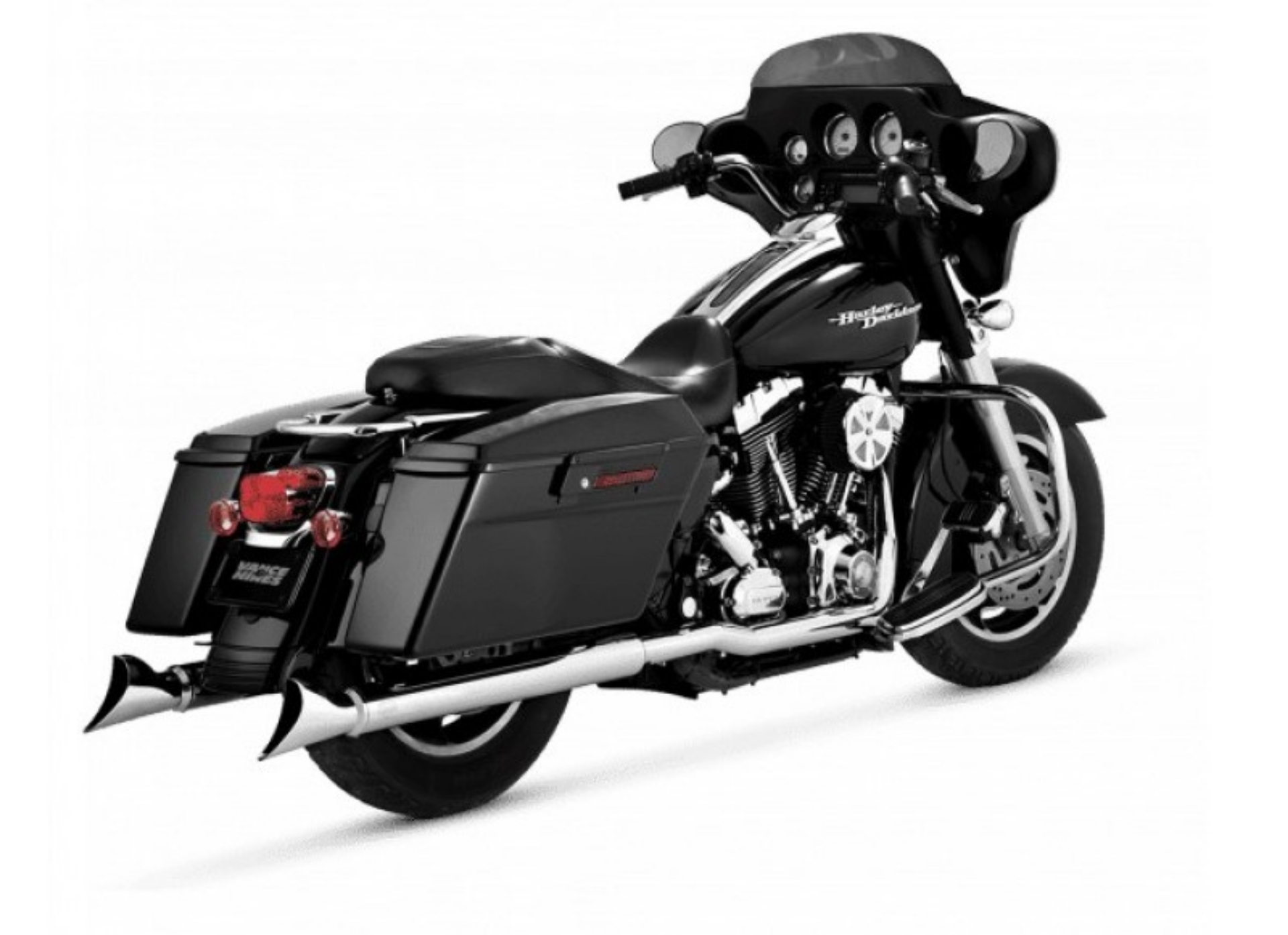 Picture of Vance & Hines HD Dresser Duals 95-08 HDp-Htshl Header Exhaust