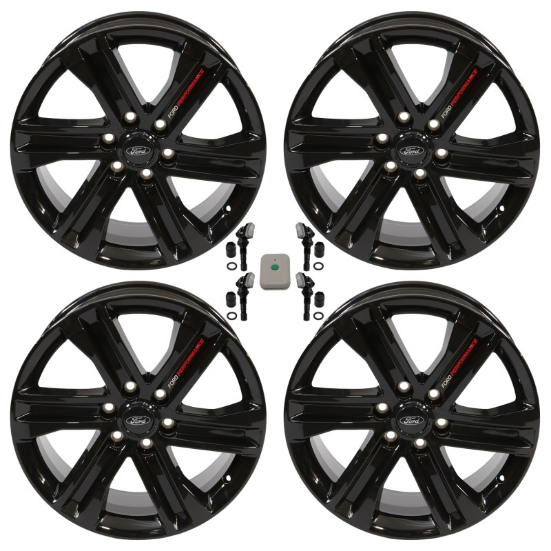 Picture of Ford Racing 15-22 F-150 20x8-5 Gloss Black Wheel Kit