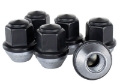 Picture of Ford Racing M12 x 1-5 Black Lug Nut - Set of 6