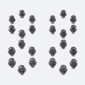 Picture of Ford Racing M14 x 1-5 Black Lug Nut - Set of 24