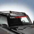 Picture of Ford Racing Ford Performance Bronco Windshield Banner - White-Red