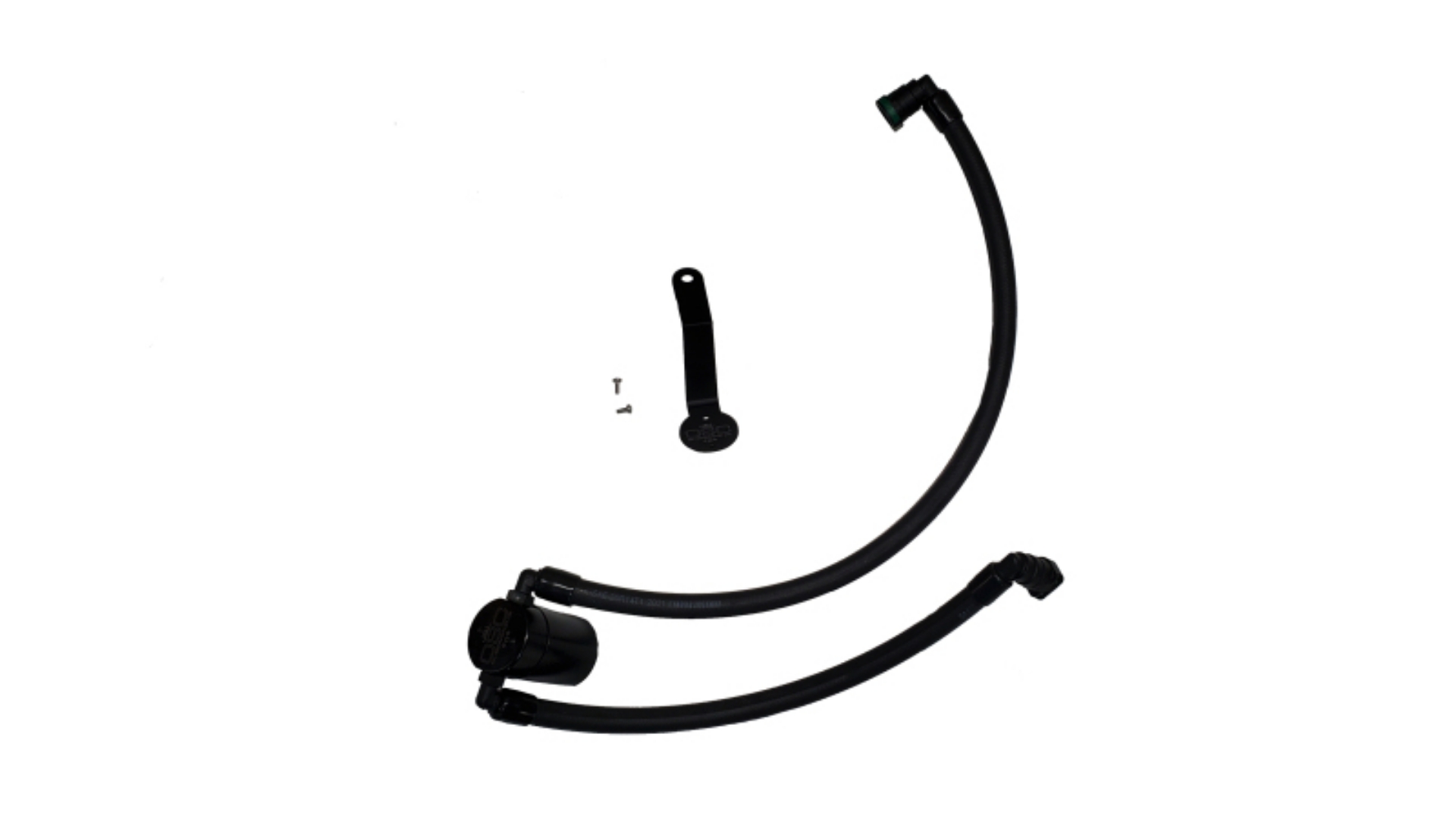 Picture of J&L 2024-2025 Ford Mustang 5-0L Oil Separator 3-0 PCV Side - Black Anodized