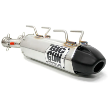 Picture of Big Gun 12-14 Arctic Cat WILDCAT 1000i H-O--4-X EXO Stainless Slip On Exhaust