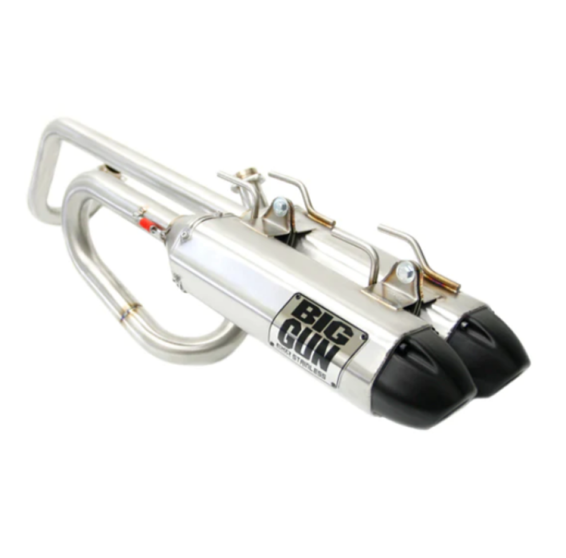 Picture of Big Gun 12-16 Arctic Cat WILDCAT 1000i H-O--4-X EXO Stainless Dual Full Syst Exhaust